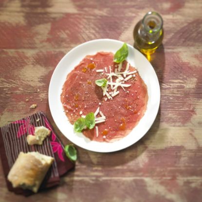 Bild von Carpaccio portioniert