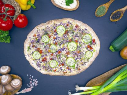 Bild von Flammkuchen Veggie (7-Gemüse)