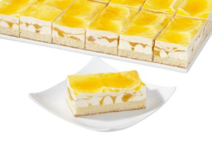 Mango-Crème-Fraîche-Schnitte