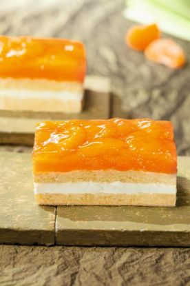 Mandarinen-Sahne-Schnitte