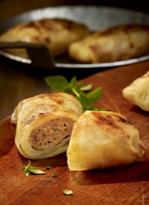 Kohlroulade mit Hackfleischfül