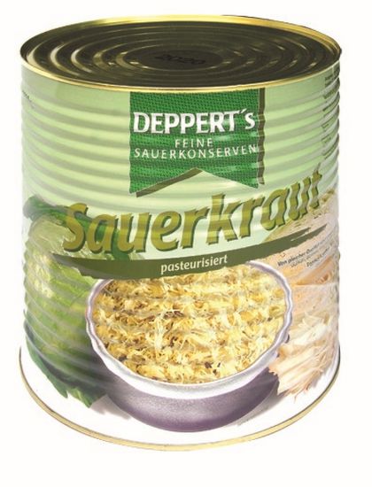 Bild von Sauerkraut Dose Atg. 9700 mit der Beschreibung Weinsauerkraut