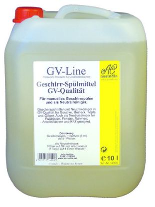 Bild von Geschirr-Spülmittel 10Liter mit der Beschreibung GV-Line (Hand)