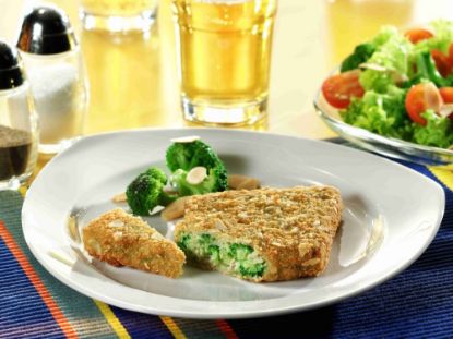 Bild von Broccoli Nuss Knusperecke mit der Beschreibung paniert 140 g