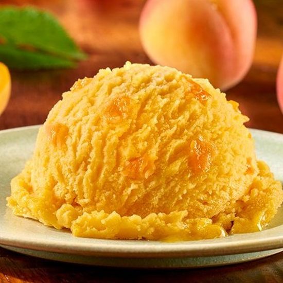 Bild von CD Aprikosen Sorbet vegan mit der Beschreibung Erfrischend mediterranes Aprikosen Sorbet mit fruchtigen Aprikosenstückchen.