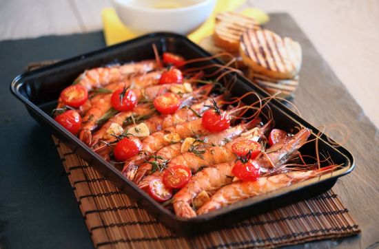 Bild von Riesengarnelen 8/12er mit der Beschreibung mit Kopf mit Schale