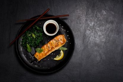 Bild von Lachsfilet Port. ohne Haut mit der Beschreibung 170-200g/St., einzeln vac.