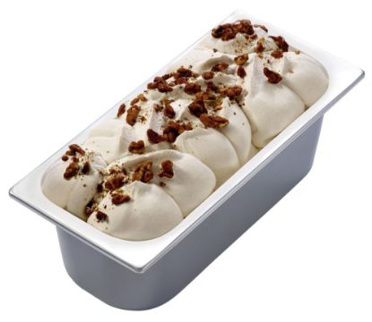 Bild von CDS Walnuss mit der Beschreibung Walnusseis mit karamellisierten Walnusstückchen, ohne deklarationspflichtige Zusatzstoffe