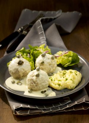 Bild von Klopse Königsberger Art mit der Beschreibung ca. 60 g/St ca. 125 St