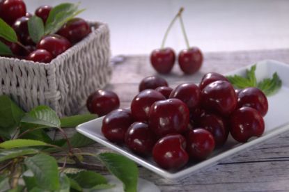 Bild von Sauerkirschen ohne Stein mit der Beschreibung (Melzer)