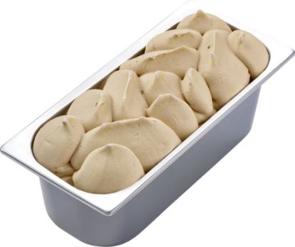 Bild von CDS Haselnuss mit der Beschreibung Eis mit Haselnussgeschmack verfeinert mit knackigen Haselnussstückchen.