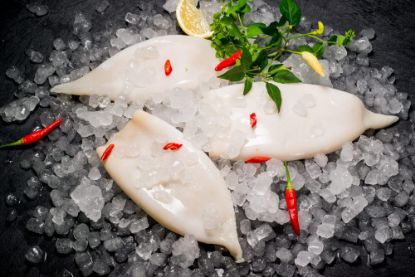 Bild von Tintenfischtuben mit der Beschreibung U5 , IQF