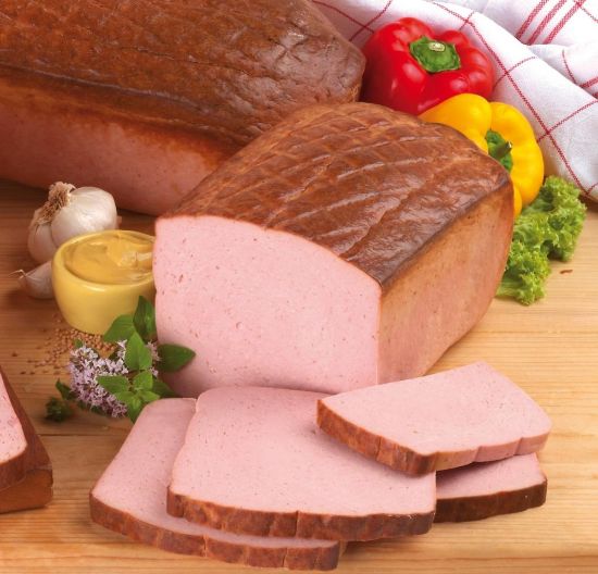 Bild von Orig. Bayerischer Leberkäse mit der Beschreibung ofengebacken (fein)