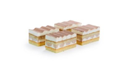 Tiramisu-Schnitte/geschnitten