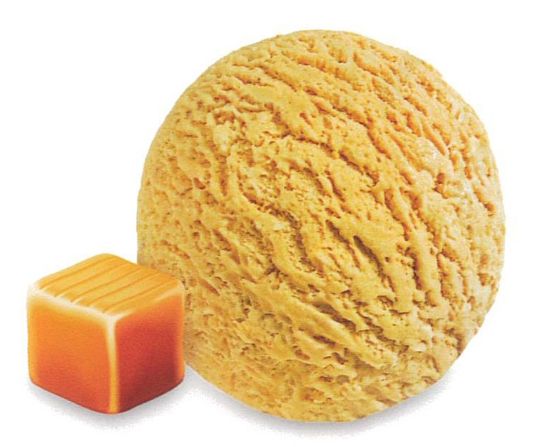 Bild von LE Caramell mit der Beschreibung Eis mit Karamellgeschmack