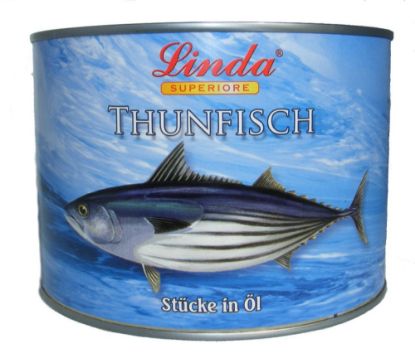 Bild von Thunfisch in Öl (chunks) mit der Beschreibung ATG:1400g