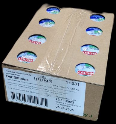 Bild von Buko Frischkäse Port. Sahnig mit der Beschreibung 48 x 20g