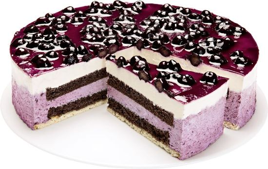 Bild von Heidelbeer Torte mit der Beschreibung 14 Port. ug., 28 cm