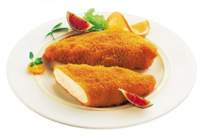 Bild von Hähnchenbrustfilet mit der Beschreibung paniert 120g