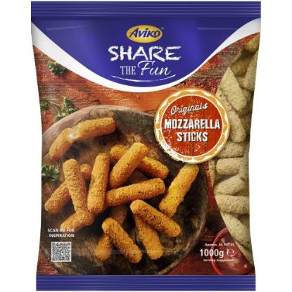 Bild von Mozzarella Sticks mit der Beschreibung ca. 11 cm,ca.25g