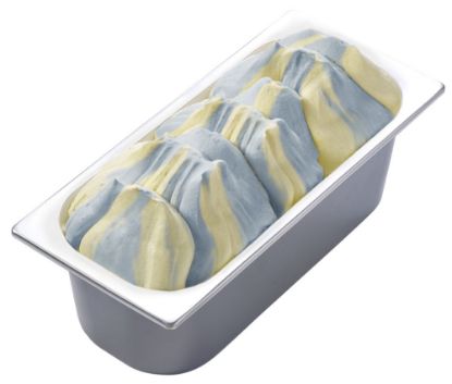 Bild von CDS Blaue Zuckerwatte mit der Beschreibung Vanilleeis und Eis mit Zuckerwattegeschmack, ohne deklarationspflichtige Zusatzstoffe