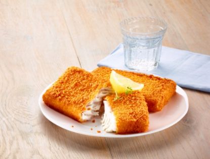 Bild von Seelachs Platten mit der Beschreibung paniert, 150g