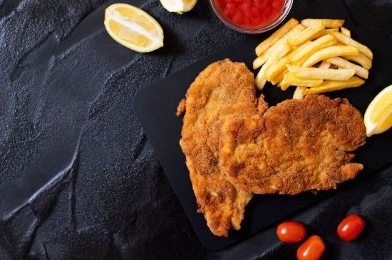 Bild von Hänchenschnitzel paniert 160g mit der Beschreibung *Sprehe*