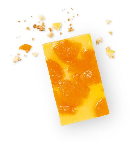 Bild von Käse-Mandarinen-Schnitte mit der Beschreibung 20 Port. vg.