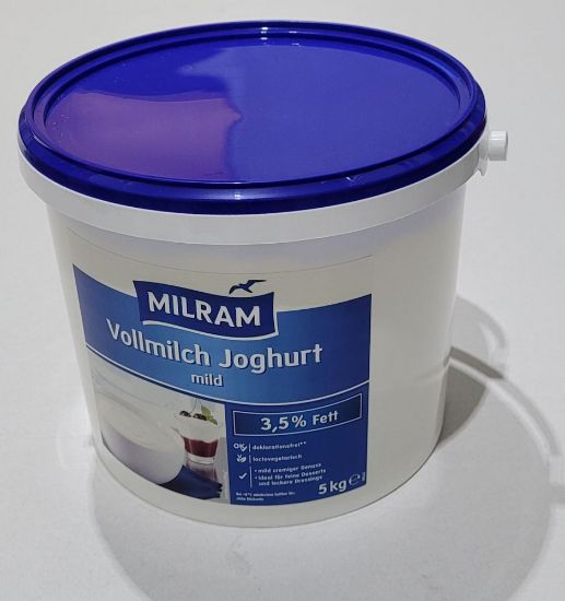 Bild von Vollmilch-Joghurt 3,5 % mit der Beschreibung 5kg Eimer