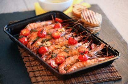 Bild von Riesengarnelen 13/15er B T mit der Beschreibung mit Kopf mit Schale