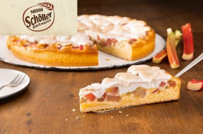 Omas Landkuchen Rhabarber Baiser