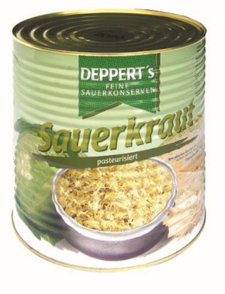 Bild von Sauerkraut Dose Atg. 9700 mit der Beschreibung Weinsauerkraut