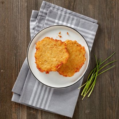 Bild von Rösti geformt mit der Beschreibung 50 x 100 g