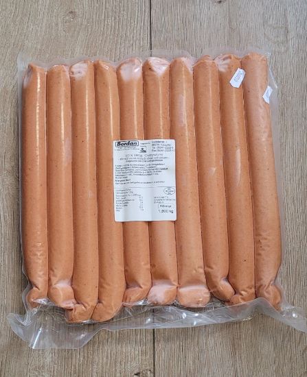 Bild von Curry-Fleischwurst ,geschält mit der Beschreibung vac. - Bestellartikel -