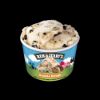 Bild von Cookie Dough mit der Beschreibung Vanille-Eiscreme mit riesigen Cookieteigstückchen und leckeren kakaohaltigen Bits.