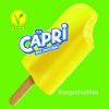 Bild von Capri mit der Beschreibung Köstliches Orangen-Fruchteis mit der Extraportion Fruchtsaft.