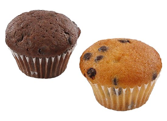 Bild von Mini Muffin Mix mit der Beschreibung Stracciatella & Schoko
