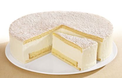 Bild von Käse Sahne Torte (E361/948) mit der Beschreibung 16 Port. ug., 28 cm