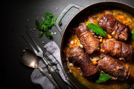 Bild von Hirschroulade "Hubertus" 180g mit der Beschreibung -Saisonartikel-