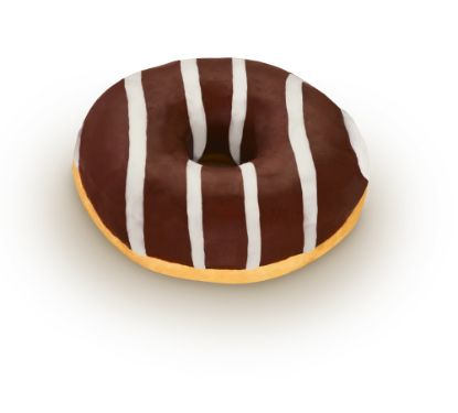 Bild von Donut mit Schoko Creme Füllung mit der Beschreibung Wild Zebra