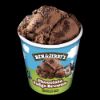 Bild von Chocolate Fudge Brownie mit der Beschreibung Sündhaft cremige Schokoladen-Eiscreme mit saftigen Brownie-Gebäckstücken.