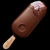 Bild von Magnum Yoghurt & Raspberry mit der Beschreibung Erfrischendes Eis mit Joghurt, fruchtiger Himbeersauce und knackiger Magnum-Schokolade.