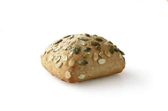 Bild von Kürbiskernbrötchen vorgeb. mit der Beschreibung 85g/St.,(H716)