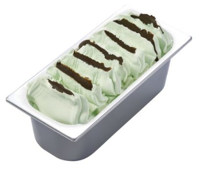 Bild von CDS Minze Crunch mit der Beschreibung Erfrischendes Minzeis mit knackiger Knusperschicht