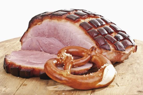 Bild von Schinkenkrusten Braten mit der Beschreibung m.Gewürzlake gepökelt
