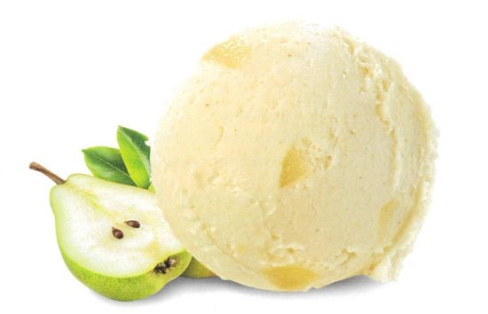 Bild von CD Birnen Sorbet vegan mit der Beschreibung Birnensorbet mit Williams-Christ Birnen Stückchen