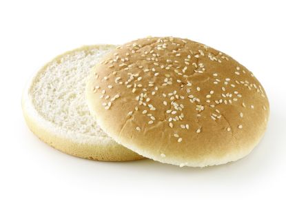 Bild von Hamburger Bun Sesam mit der Beschreibung 80 g geschn. 12,5 cm (6032)