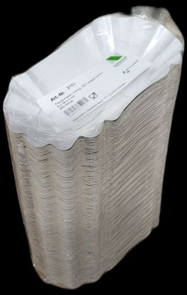 Bild von Pappschale oval 1/4kg KU 0 mit der Beschreibung 9 x 16 x 3cm