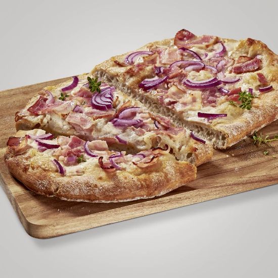 Bild von La Pinsa Pancetta e Cipolla