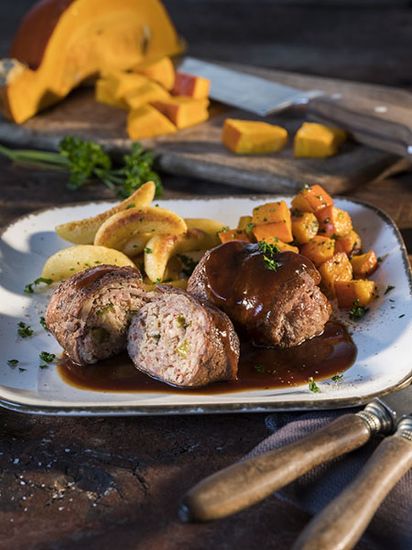Bild von Rinder Roulade Hausfrauen Art mit der Beschreibung ohne Spieß 180g